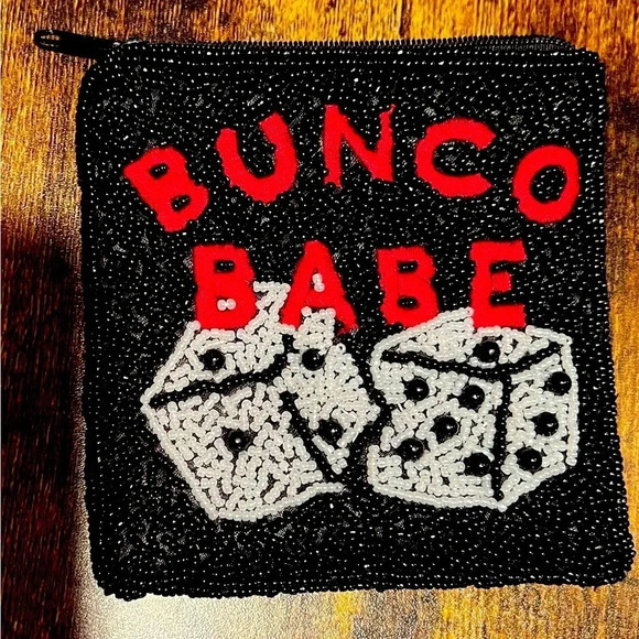 C. Marie Bags | Bunco Babe beaded coin purse. - Picture 1 of 9